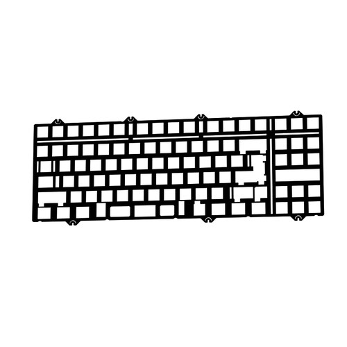 KBDfans 客制化机械键盘套件TOFU TKL配件 定位板 PEI 铝 FR4 - 图1