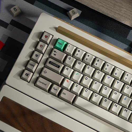 PBTfans Block игра сублимационный блок игровой колпачок pbt оригинальные стеклянные бусины на ощупь