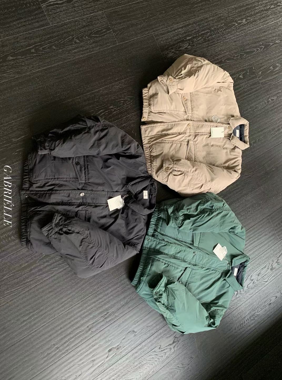 现 25冬季新款韩国东大门gabrielle翻领休闲宽松羽绒服外套 - 图3