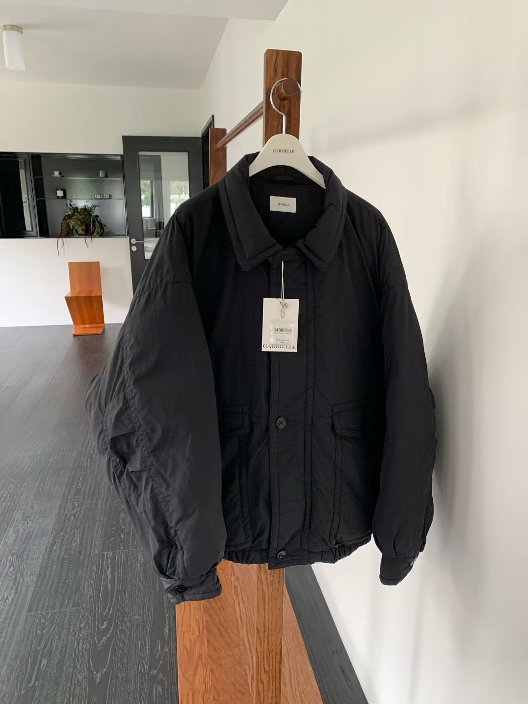 现 25冬季新款韩国东大门gabrielle翻领休闲宽松羽绒服外套 - 图0