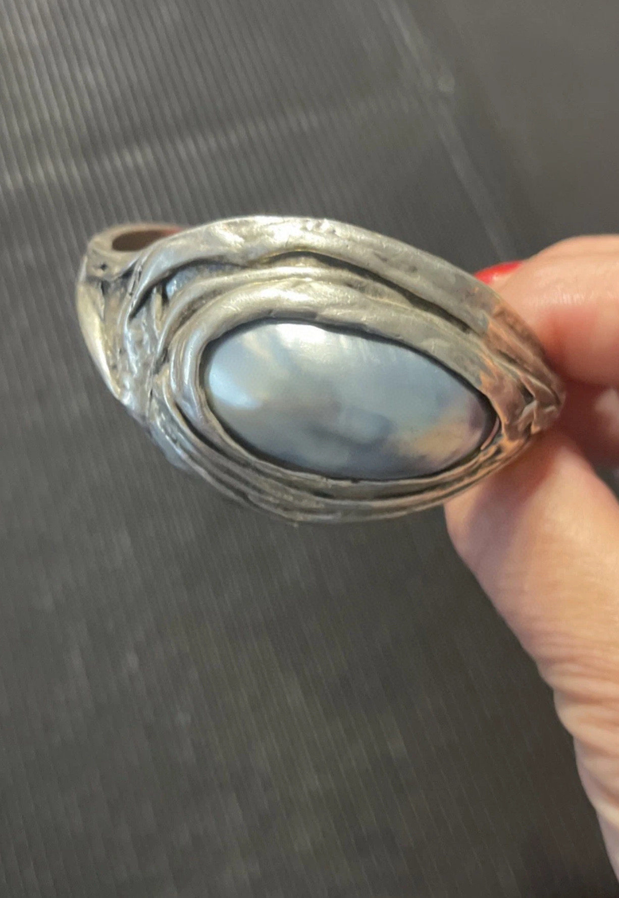 德国perli纯银镶嵌马贝珠大蛋面手镯 订金链接实价请私询,淘宝优惠券,粉丝福利购,淘宝优惠卷