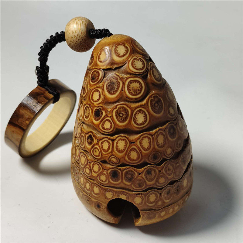 天然玉竹根雕刻文玩把玩件手工打磨满钉笔筒铃铛金蟾壶罐子香炉囊,淘宝优惠券,粉丝福利购,淘宝优惠卷