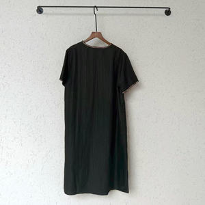 [香云纱]卡米兰气质连衣裙女2025夏季新款中长款漂亮真丝连身裙