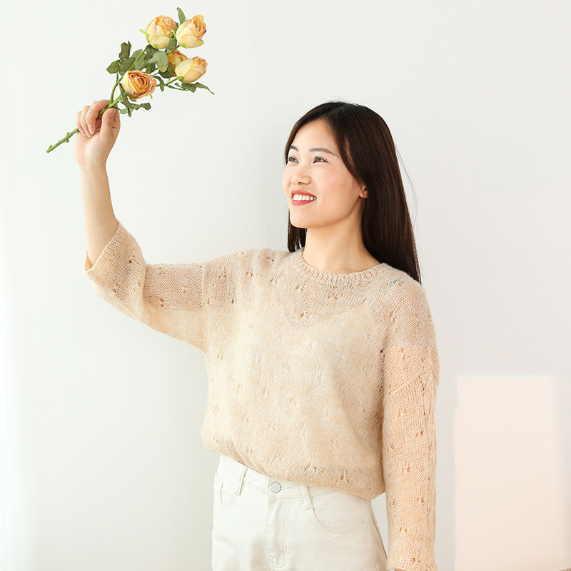 毛儿手作蝶恋花毛衣材料包新手棒针手工毛线 编织diy钻石马海,淘宝优惠券,粉丝福利购,淘宝优惠卷