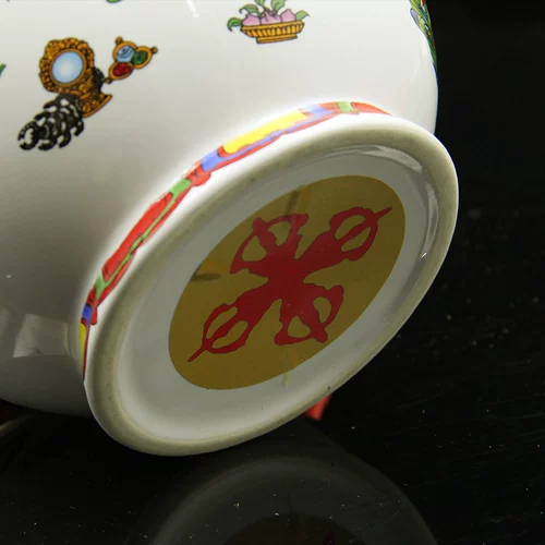 Этническая фенджия Минжу украшение восемь джи Джиксиан Бутылка дома изысканная чистая бутылка настольная шлепка