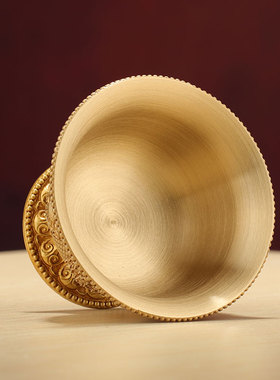 黄铜随身八宝碗贡杯用具家居工艺