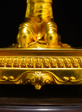 手工錾刻铜桌面摆件民族风室内