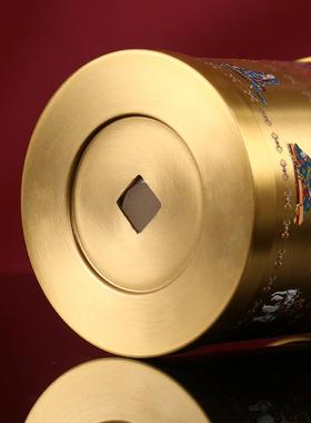 铜制电动转轮家居摆件铜电镀