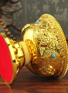 家居用品吉祥鎏金底座不锈钢