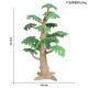 Simulated large leaf tree baobab palm tree
