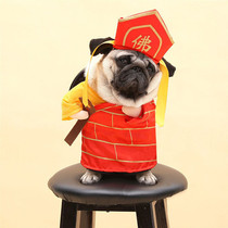New funny dog cat costumes Buddha tangg Monk Cosplay Suit