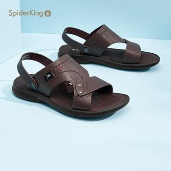 ເກີບຜູ້ຊາຍ Spider King Official Flagship Store Authentic 2024 Summer New Genuine Breathable Outerwear Dual-Purpose Beach Shoes