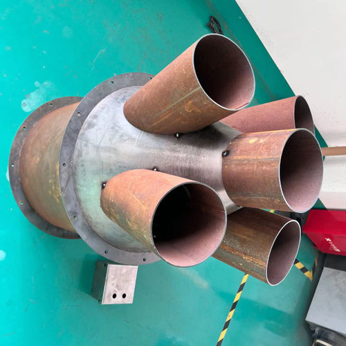 加工多通道排风管分风箱镀锌板不锈钢圆形送风6通5通道风管分风箱 - 图0