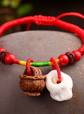 婴儿童孕妇压惊防惊吓红绳手链