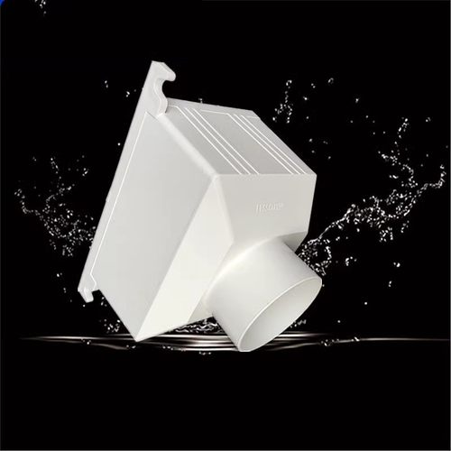 联塑PVC-U雨水斗排水管配件方型漏斗75 110 160国标下水管配件 - 图1