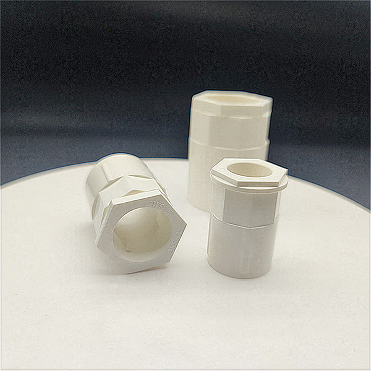 联塑 阻燃绝缘PVC电线管配件 32管接头 1寸电线管接头 杯梳 盒接 - 图0