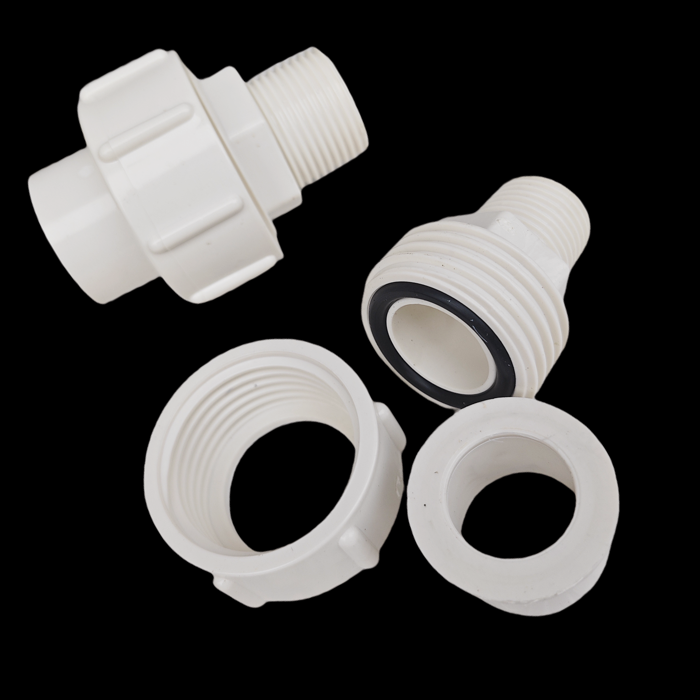 PVC外牙活接2 25 32 40 50 63 外丝螺纹活接头给水管全塑丝牙接头,淘宝优惠券,粉丝福利购,淘宝优惠卷