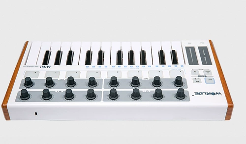 Worlde Mini Controller Profession Music Клавиатура MIDI клавиша клавишная контроллер Portable