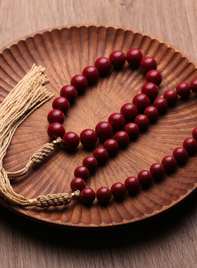 正品真朱砂手串佛珠手链