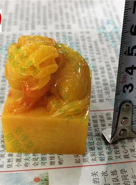古玩仿寿山石雕田黄石扭头貔貅印章客厅装饰摆件刻字付费
