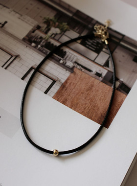 欧美复古黑色颈链项圈女