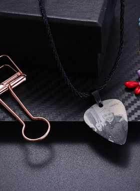 定制刻字网红钛钢可金属配件项链