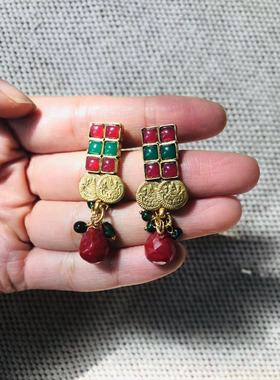 印度宗教风神像浮雕宝莱坞项链