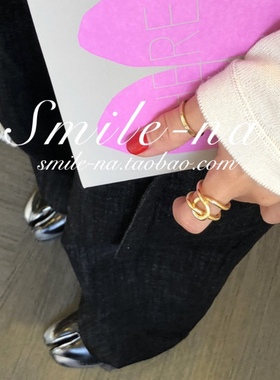 韩国进口925纯银实心打结银饰