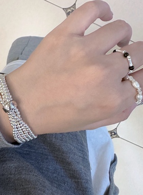 手链路路通925纯银韩国重工