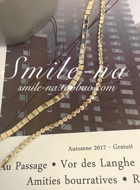 韩国ins925纯银冷淡风扁豆手镯