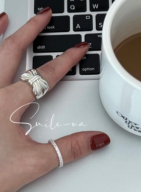 韩国戒指925925纯银小众设计