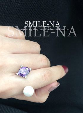 韩国纯银镶大锆石珍珠设计师开口