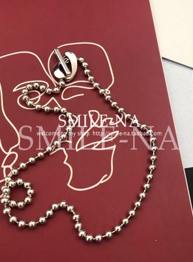 韩国进口925纯银极简冷淡风项链