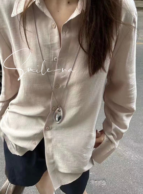 韩国进口小众925纯银重工向日葵欧尼同款水滴造型长款毛衣链项链