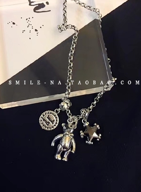 韩国进口做旧小吊坠皇冠五角星