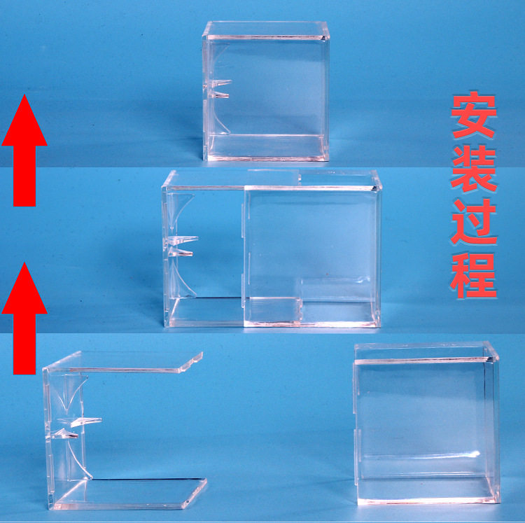跨境专供亚克力棒球展示盒方形透明有机玻璃球类收藏盒防尘,淘宝优惠券,粉丝福利购,淘宝优惠卷
