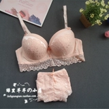 Сексуальный бюстгальтер пуш-ап, комфортное нижнее белье, комплект, европейский стиль, большой размер, увеличенная толщина