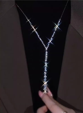 超闪长款项链毛衣链时尚新款