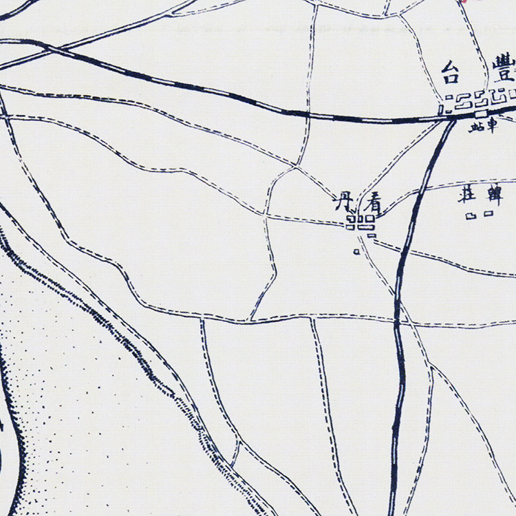 1947年北平市城郊地图民国电子手绘老地图历史地理资料素材-图1