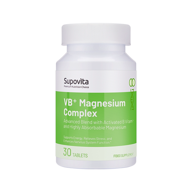 Supovita complex ວິຕາມິນ B complex magnesium ເມັດ Xianbao Vita magnesium citrate VB12 B6 ນໍາເຂົ້າອາຫານເສີມ magnesium