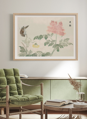 雅意东方客厅卧室沙发玄关墙壁装饰画挂画艺术框油画壁画插画组合