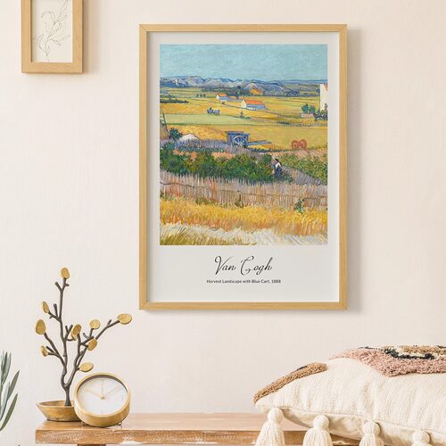 梵高莫奈沙发背景墙挂画电表箱客厅装饰画壁画卧室抽象艺术油画 - 图0