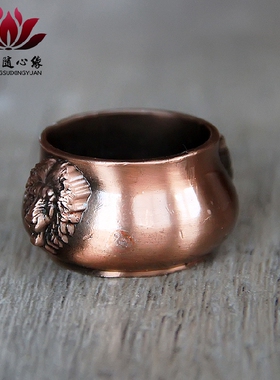 迷你九孔黄铜耳夹小香炉