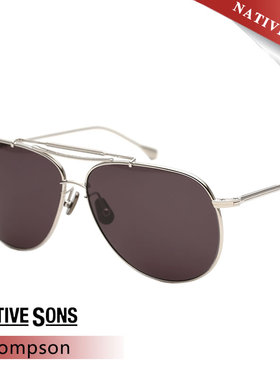 NATIVE SONS复古时尚太阳镜潮款男女飞行员款墨镜Thompson Ryder