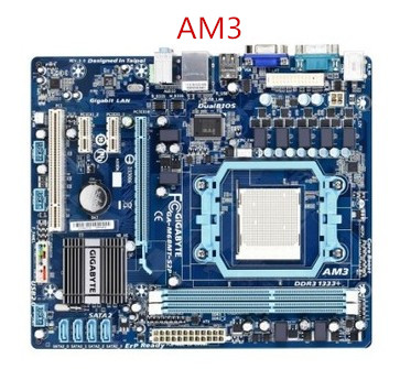 技嘉华硕AMD940 938针/AM3/FM1/FM2/FM2+/DDR2/DDR3 电脑主板 - 图1