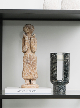 陶瓷轻奢风客厅书房样板房