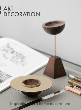 木质金属摆件客厅小行星