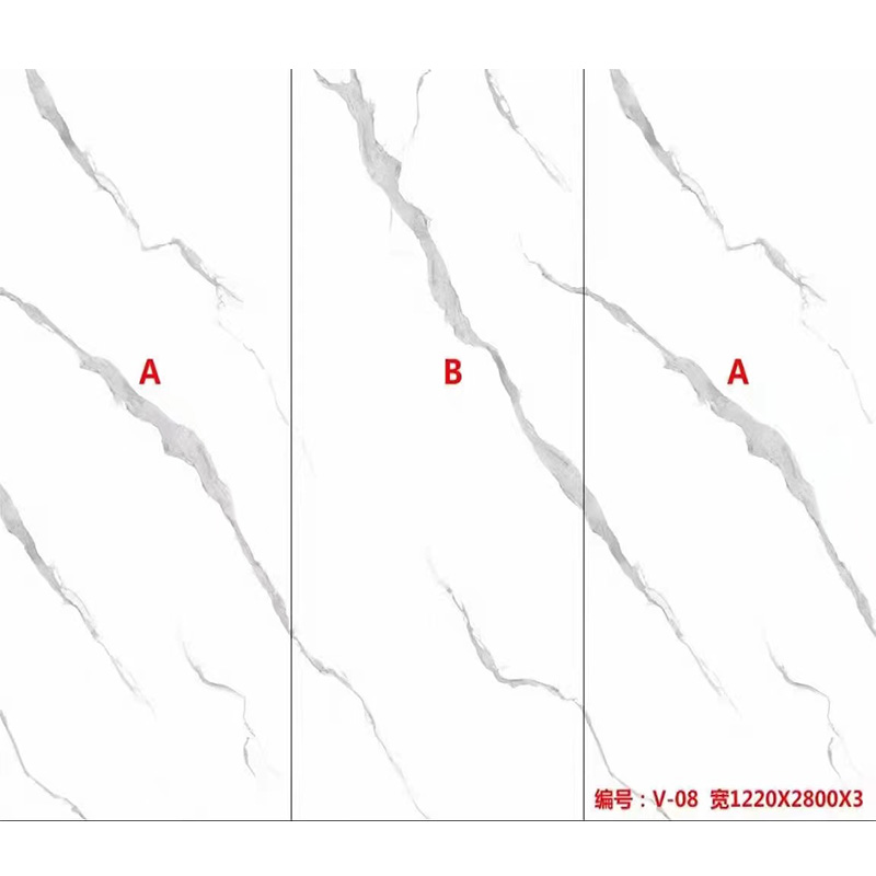 木饰面背景墙PET高光碳晶板PVC仿大理石碳岩板UV板微晶石塑护墙板 - 图3