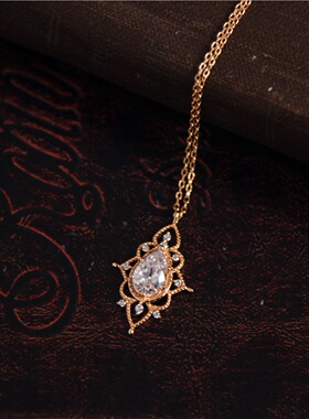 925纯银蕾丝叠戴项链戒指