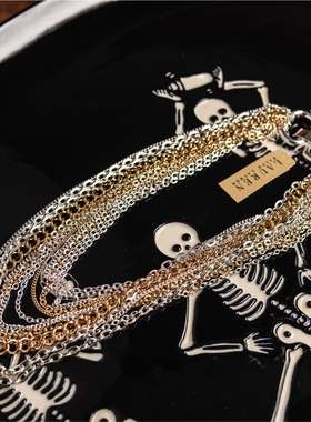 沧海月明珠有泪，蓝田日暖玉生烟。RLL大牌多层项链女款2024新款